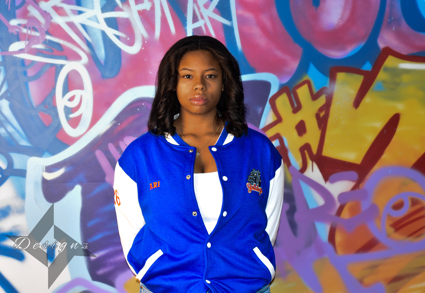NOTTINGHAM BULLDOGS varsity jackets (cotton) (Name and graduation year included)