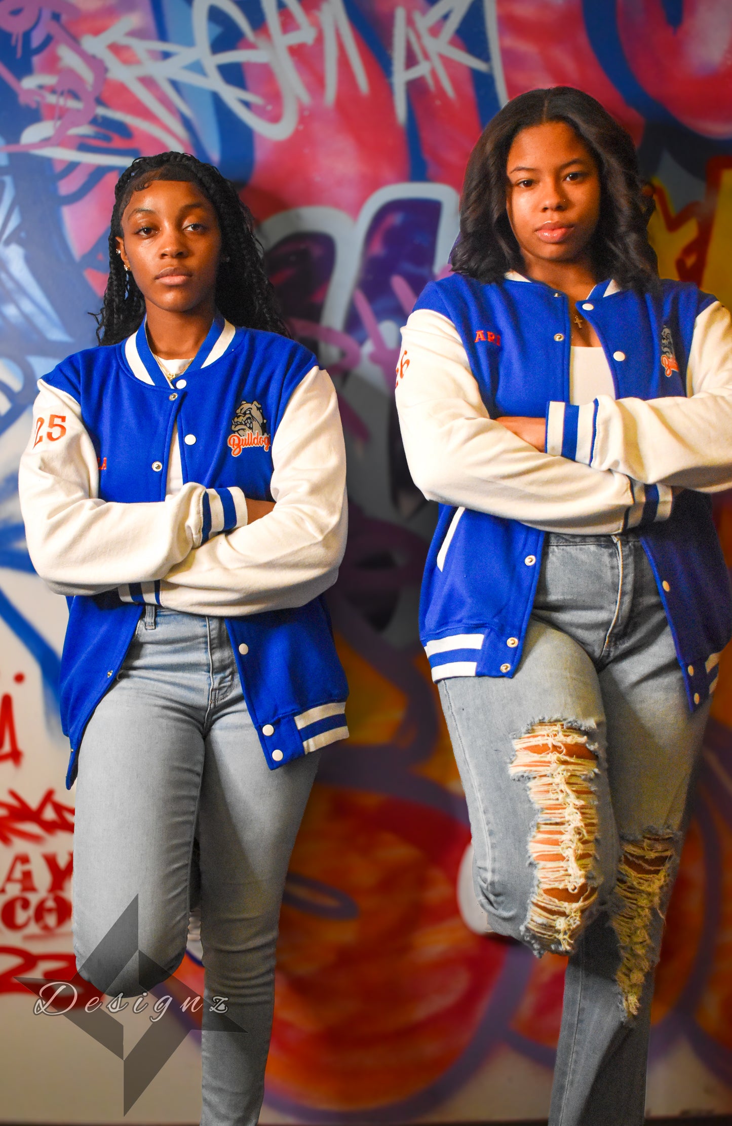 NOTTINGHAM BULLDOGS varsity jackets (cotton) (Name and graduation year included)