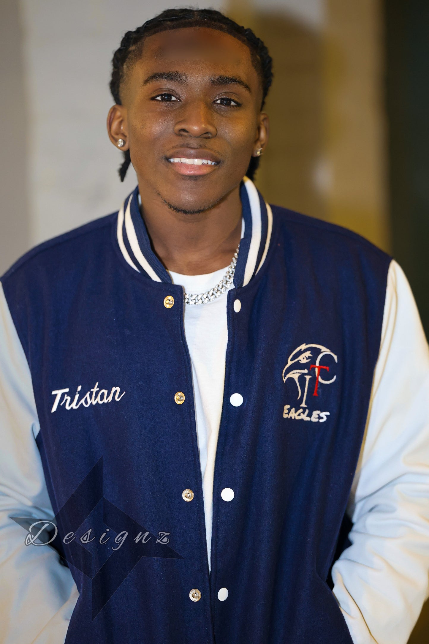 ITC Eagles Leather Varsity Jacket (Premium)