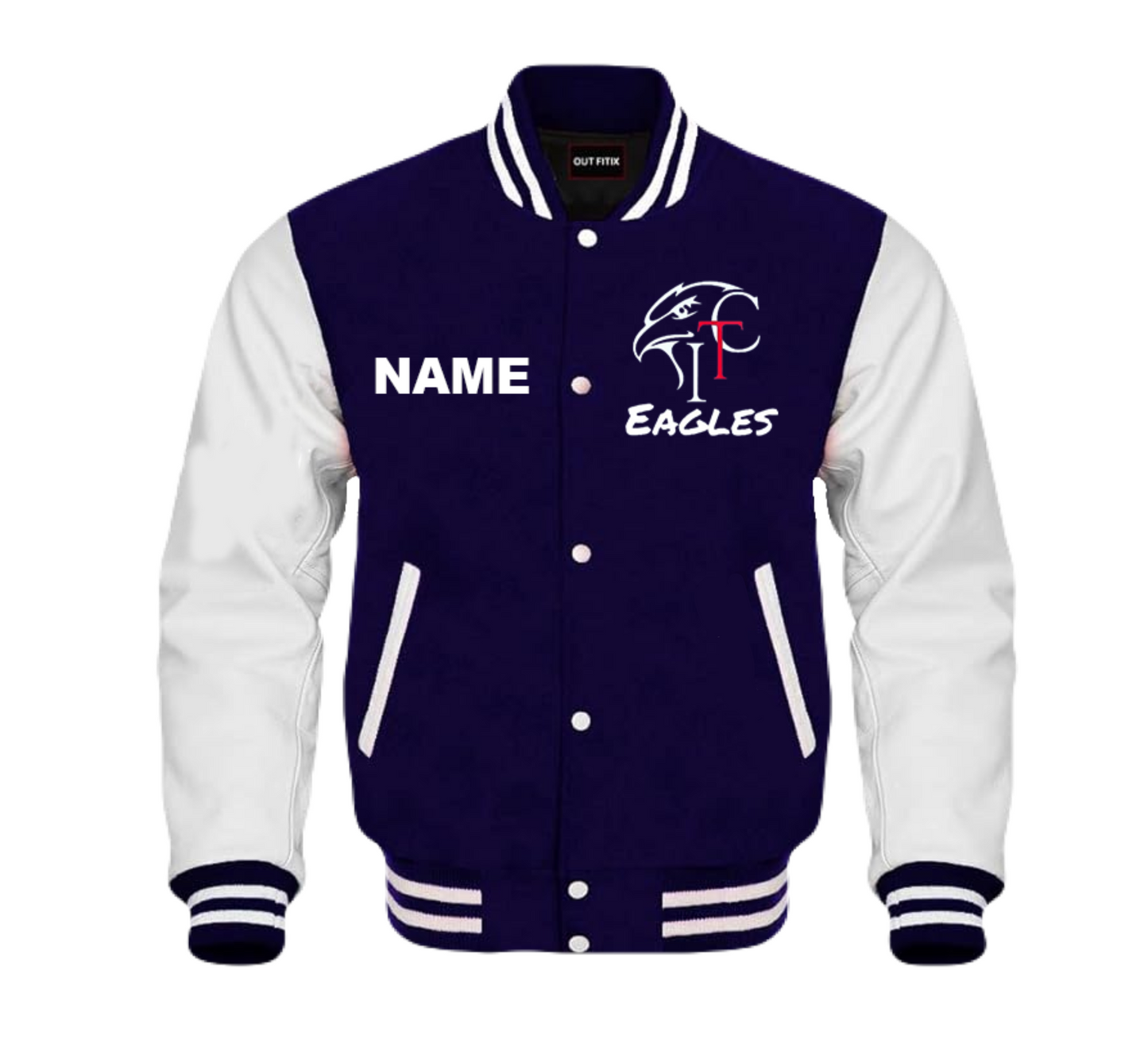 ITC Eagles Leather Varsity Jacket (Premium)