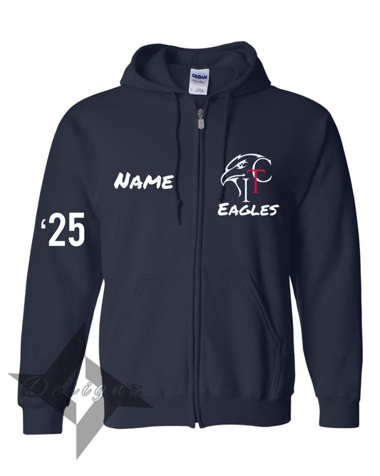 ITC Eagles Zip Up Hoodie