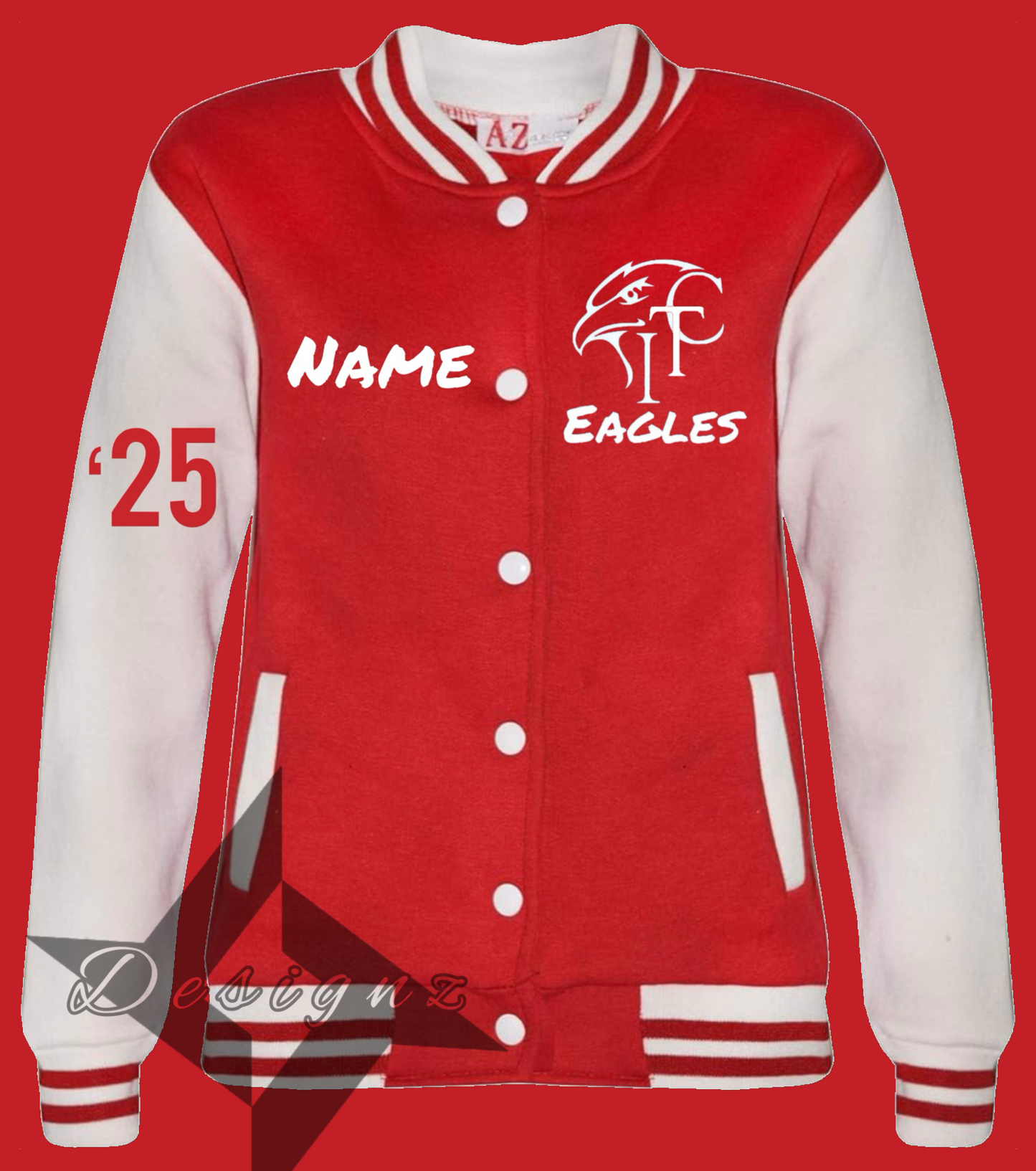 "ITC EAGLES" Varsity jacket (Cotton) (Name and graduation year included)